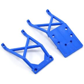Traxxas 3623X Front & Rear Skid Plate (Blue) (Son-uva Digger)