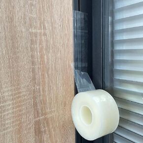 Window Weather Sealing Tape, 2 '' x 170 ft Weather Proofing Tape for Winter, Window Drafty Insulation Tape Clear, Seals Drafts and Removable, Damage-Free, No More Chilly Winter.