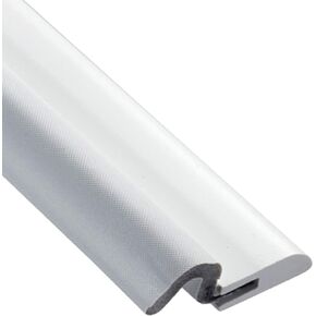 Simply Conserve Windjammer Nail-Up Set Door Weatherstripping with PVC Carrier and Foam Gasket in Brown DS060W-B | Paintable Door Draft Stopper for Sides and Top | Foam Weather Stripping Door Seal