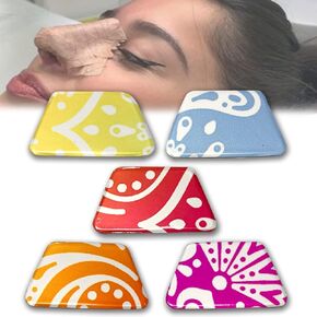 MUROCEA Aluminum Nasal Splints, External Nose Support Protector for Rhinoplasty Septoplasty, Nose Brace Fracture, ENT, Orthopedic Immobilization, Random Pattern (M)