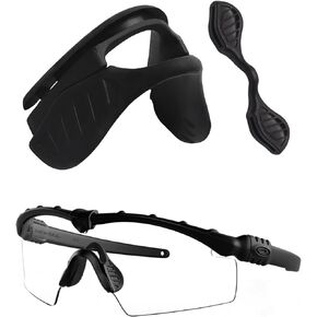 Regular Size Nose Piece Replacement Nose Piece Nose Pads for Oakley Si M Frame 2.0/Si M Frame 3.0 OO9146/M Frame 2.0 Strike/Industrial M Frame 2.0/SI Ballistic M Frame 2.0 Sunglasses Frame, Black