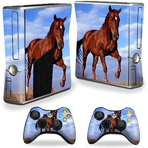 MightySkins Skin Compatible with X-Box 360 Xbox 360 S Console - Horse | Protective, Durable, and Unique Vinyl Decal wrap Cover | Easy to Apply, Remove, and Change Styles | Made in The USA