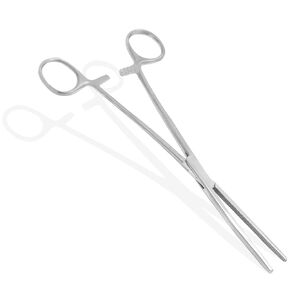 8" Straight Hemostat Forceps - Stainless Steel Locking Tweezer Clamps-Ideal Hemostats for Nurses, Fishing Forceps, Crafts and Hobby