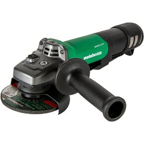 Metabo HPT Angle Grinder | 4-1/2-Inch | Paddle Switch | 12-Amp | AC Brushless Motor | Electric Brake | Kickback Reduction | G12BYEQ, Green