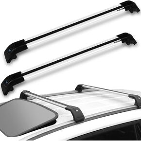 ECCPP Car Top Luggage Carrier Bar Black Fit for Kia Sorento 2014 2015 2016 2017 2018 2019,Aluminum Roof Rack Cross Bars