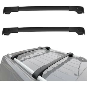 OCPTY Roof Rack Cross Bars Fit for Jeep Patriot 2007 2008 2009 2010 2011 2012 2013 2014 2015 2016 2017 Cargo Bars for Cargo Carrier Bag Luggage Kayak Canoe Bike Snowboard Skiboard