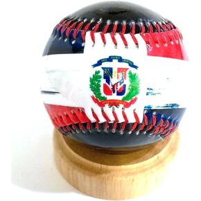Dominican Republic Flag Baseball - Play with Pride or Display Your Heritage
