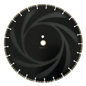 16" Diamond Saw Blade for Ductile Iron, 0.140" Segment Height, 1" Arbor