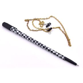 SUMAG Pen to Necklace Chain Vanishing Pen Magic Tricks Disappearing Pen Magic Magician Close up Illusion Gimmick Props Magic Pen
