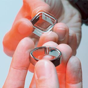 SUMAG Ambi Ring Magic Tricks Circle Square Magic Magician Accessories Close-up Street Optical Illusion Gimmick Props
