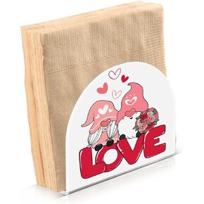 Cow Skin Print Napkin Holder, Acrylic Napkin Holders for Table Cocktail Napkins Dispenser Paper Stand for Kitchen Dining Restaurant Home Bar