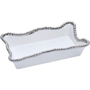 Pampa Bay Porcelain Guest Towel Napkin Holder, White
