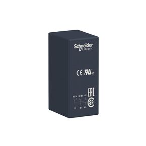 SCHNEIDER ELECTRIC RSB2A080B7 INTERFACE RELAY, DPDT, 24VAC, 8A PLUG-IN