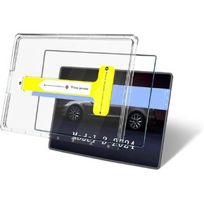 واقي شاشة من الزجاج المقسى مصمم لملحقات Tesla Model 3 2024 مقاس 15.4 بوصة التي تعمل باللمس للوحة القيادة 2024 Tesla Model 3 مع طقم إطار سهل التركيب in Kuwait