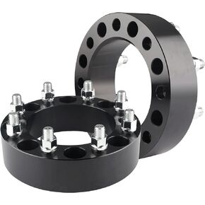 2 pcs 8x170 Wheel Spacers for f250 350 Excursion F-250 Super Duty F-350 Super Duty, 2 Inch 8x170 Wheel spacers 125mm Center Bore with 14x1.5 Studs