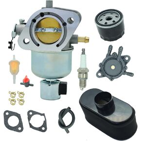 15004-0986 Carburetor for Kawasaki Specific FR651V FS651V Engines with 11013-7047 Air Filter and 49040-7008 Fuel Pump,Replace Part 15004-0828,15004-7062