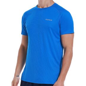 Men's Dry Fit Moisture Wicking Athletic T-Shirt Short Sleeve Workout Running Shirts for Men