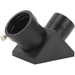 1.25 Inch Diagonal Mirror, 90 Degree Angle, Fully Coated Lens, Metal & Plastic Construction, Prism Optical Zeniths Mirror for 1.25inch Telescope Eyepiece