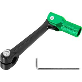 CNC Gear Shift Lever Folding Shifter Lever with L-Wrench for Kayo T2 T4 T4L TTR 125 Zonshen 250cc ATV Dirt BikePit Bike - 6061 Aviation Aluminum-Black-Orange