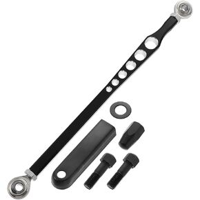 Motoforti 6 Hole Chrome Gear Shift Levers Shifter Linkage for Harley Davidson 1980-2022 Silver Tone