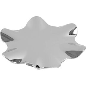 Chrome Wheel Hub Center Cap No Logo Replacement for 1999-2000 Cadillac Escalade Denali, 378 GMC Yukon 16 inch 6 Spoke