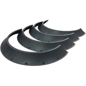 Kyostar 4PCS Fender Flares Protector Extra Wide Body ABS 840mm (Black)