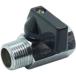 1 Piece 3/8" NPT Female x 3/8 Female Brass Mini Ball Valve Shut-Off Valve 600 Psi