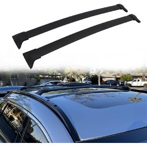 Etesan Roof Rack Cross Bars Compatible with Mazda CX-9 2017-2023 Premium Aluminum Crossbars Rooftop Roof Rails Black Cargo Luggage(Models with Factory Roof Rails)