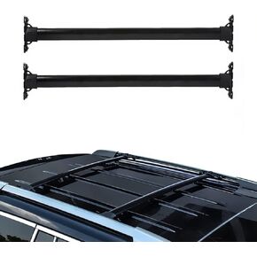 AUXMART Roof Rack Cross Bars for Toyota Highlander 2008 2009 2010 2012 2013, Rooftop Luggage Rail Rack, Aluminum Cargo Carrier Bars