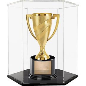 حافظة عرض شفافة من الأكريليك مقاس 13 بوصة، حافظة عرض تذكارات، مع قاعدة سوداء، شاشة عرض مقاومة للغبار مُجمَّعة، حافظة عرض واضحة للمقتنيات، نماذج ألعاب الدمى، المنظمات in Kuwait