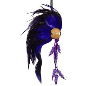 Westman Works Hawaiian Warrior Helmet for Car Natural Ikaika Decor from Hawaii Makini Makaki'i Gift