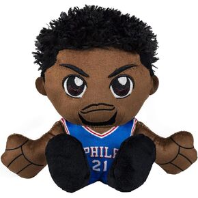 Bleacher Creatures Philadelphia 76ers Joel Embiid 8" Kuricha Plush - Soft Chibi Inspired NBA Baller