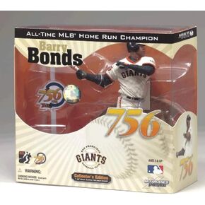McFarlane Toys MLB Sports Picks Action Figure COLLECTOR'S EDITION 756th Home Run Barry Bonds