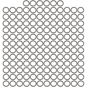BIKICOCO 1/2'' Metal O-Ring Buckle Connector Round Loops Non Welded for Bags Webbing Purse and Belt Straps
