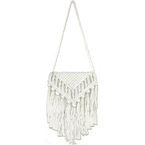 Design Works Crafts Purse Macrame Kit, White