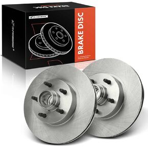 A-Premium 11.28 inch (286.5mm) Front Vented Disc Brake Rotors Compatible with Select Ford, Mazda and Mercury Models - Explorer 1995-2001, Ranger, B2300, B2500, B3000, B4000, Mountaineer, 2-PC Set