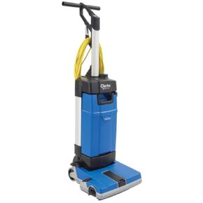 Clarke 107408161 Model MA10 12E Complete Upright Scrubber, 0.94 hp Motor, 2100 RPM Brush Speed, 12.2-inch Cleaning Width, Low Profile, Brush/Vac Motor On/Off and Water On/Off Controls