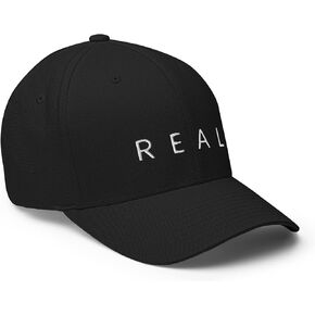 Real Baseball Cap Bill Hat Embroidery Rapper Style