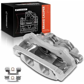 A-Premium Disc Brake Caliper Assembly with Bracket Compatible with Select Ford and Mercury Models - Five Hundred, Freestyle, Montego, 2005 2006 2007, 3.0L - Front Left Driver Side