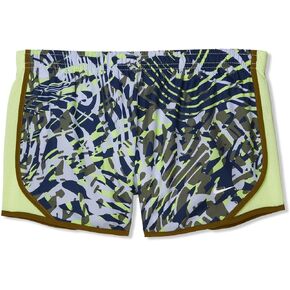 Nike Dri-FIT Tempo Shorts (Little Kids/Big Kids) Light Lemon Twist/Light Lemon Twist/White XL (18-20 Big Kids)
