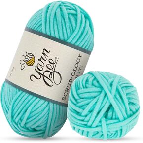 Hobby Lobby Yarn Bee Bulky Yarn for Crocheting & Knitting – Soft Yarn Skein – 79 Yards of 100% Nylon Yarn for Crocheting Blankets, Hats, & More – DIY Handcrafting Accessories, Aqua, 1671510