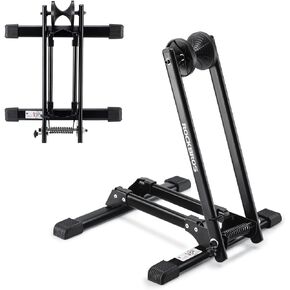 ROCKBROS Foldable Bike Stand Floor Bike Parking Stand Bike Holder Bicycle Rack for 20"-29" Mountain Road Indoor Outdoor Garage Storage