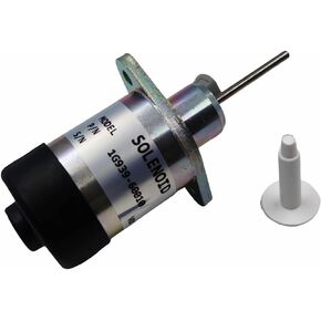 SPJIUQI 12V 1G939-60010 25-38773-00 240-22175 ShutDown Speed Solenoid Fits Kubota D1503 V2203 Carrier Transicold CT4 Engine PS45CZ250 PS45CZ0254 TB-25-38773-00-AM 240-22175