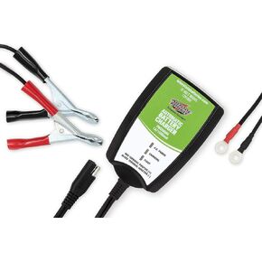 Interstate Batteries 12V Battery Charger and Maintainer (12V, 1.0A) Portable, Automatic, Trickle Charging for Lead-Acid Batteries (920005)