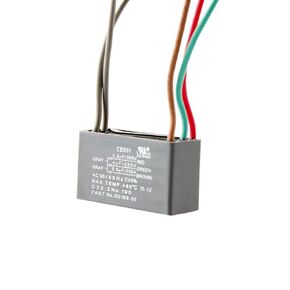 CHUANGNENG CBB61 250V AC 4uf 2 سلك بدء مكثف لمروحة السقف
