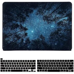 Case for MacBook Pro 13 inch M2 M1 A2338 A2289 A2251 A2159 A1989 A1706 2023-2016 Release, 3D Effect Matte Clear See Through Hard Cover&Keyboard Cover Compatible Pro 13.3 Touch ID, Great Wave