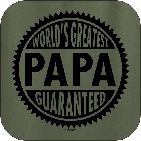ThisWear World's Greatest Papa Guaranteed Long Sleeve Crewneck Sweatshirt in Saudi Arabia