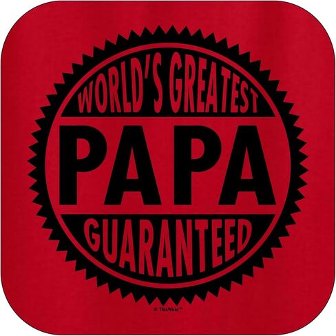 ThisWear World's Greatest Papa Guaranteed Long Sleeve Crewneck Sweatshirt in Saudi Arabia