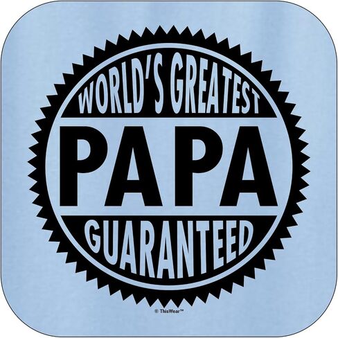 ThisWear World's Greatest Papa Guaranteed Long Sleeve Crewneck Sweatshirt in Saudi Arabia