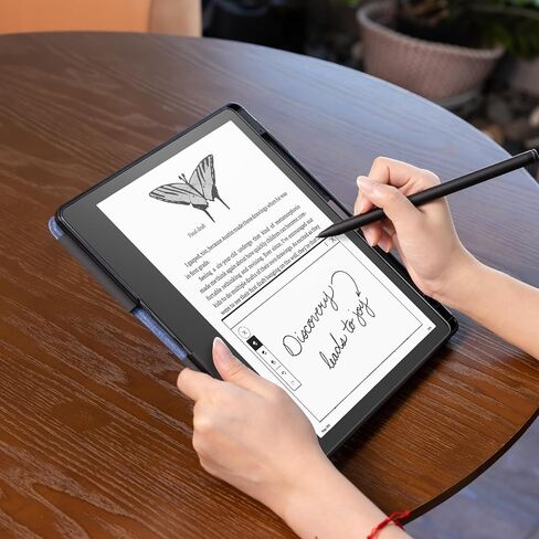 حافظة CoBak لجهاز Kindle Scribe - غطاء جلد PU جديد تمامًا مع ميزة التنبيه التلقائي للنوم لجهاز Kindle Scribe 10.2 بوصة 2022 تم إصداره مع حامل قلم in Saudi Arabia